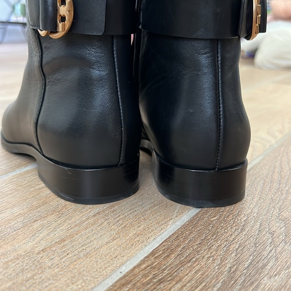 Tori Burch Leather and suede over the knee boots with gold hardware - Picture 8 of 8